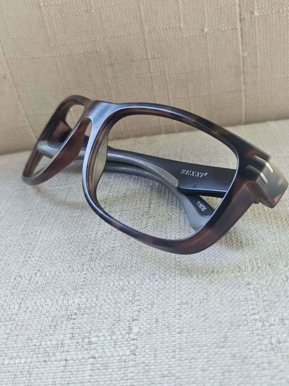 Zenni Optical Men Glasses Frame Sunglasse Frame Eye Wear Brown - Picture 4 of 12